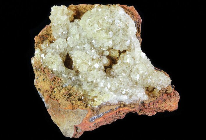 Gemmy, Yellow-Green Adamite Crystals - Durango, Mexico #65311